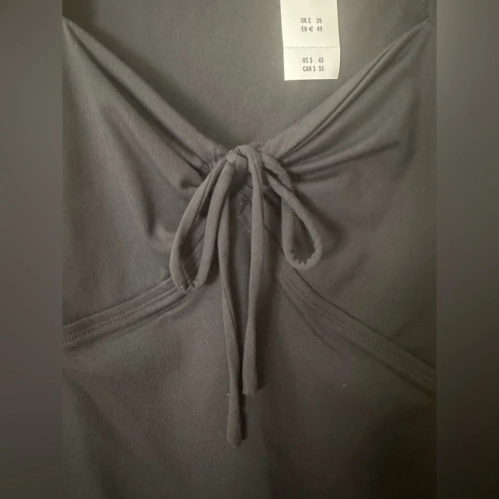 NEW! Abercrombie & Fitch Black Long Sleeve Bodysuit Size Small - Picture 6 of 8